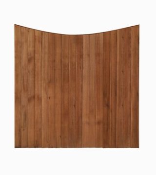 Closeboard Concave Fence Panel Brown (Copy)