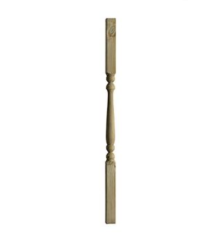 41 x 900mm Core Deck Pine Edwardian Spindle