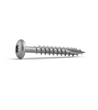 DURAPOST PAN HEAD TIMBER SCREWS (BAG10) | 4 X 40MM RUSPERT SILVE £3.05 inc. VAT