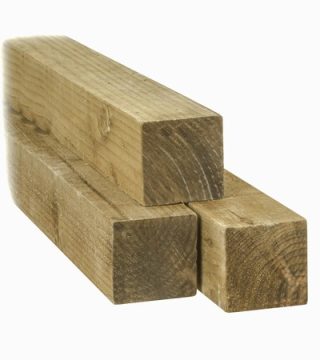 4 x 4 (100 x 100) Square Timber Post Green - 2.1m